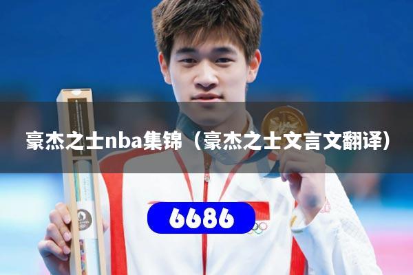豪杰之士nba集锦（豪杰之士文言文翻译）